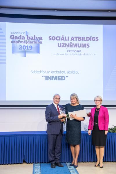 "Jelgavas pilsētas gada balva uzņēmējdarbībā 2019" uzvarētāji